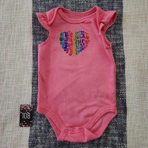 Juicy Couture Rainbow Heart Tank, "Future Crown Princess" (6 to 9 months)
